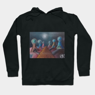 Eyeball Tower Town Hoodie